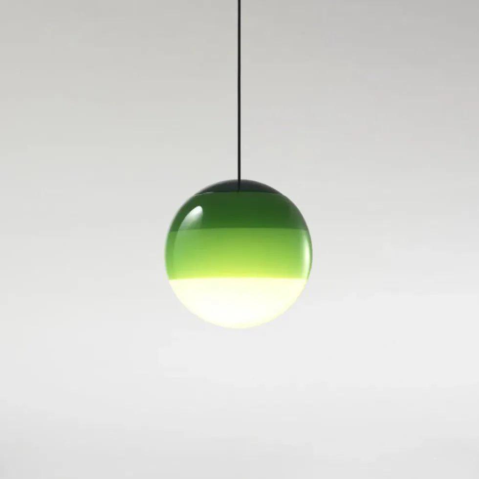 Colorful Spherical Glass Shade Modern Pendant Light - Clowas