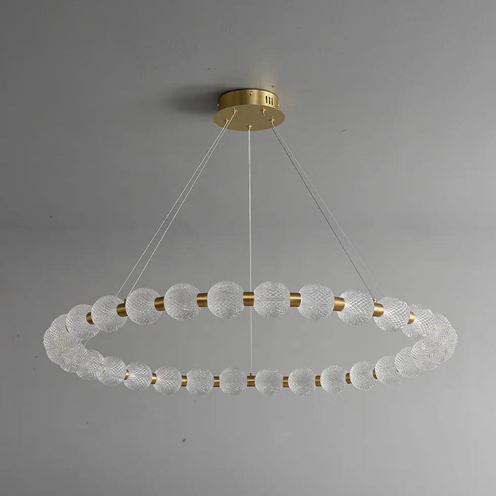 Gold Round Design Dining Pendant Light - Clowas