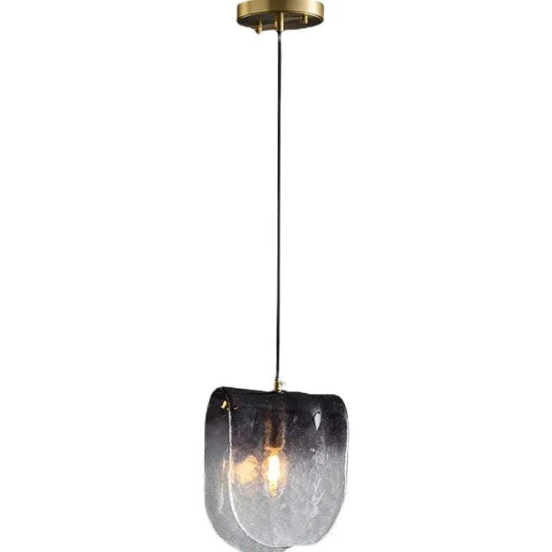 Black Gradient Glass Modern Pendant Light - Clowas