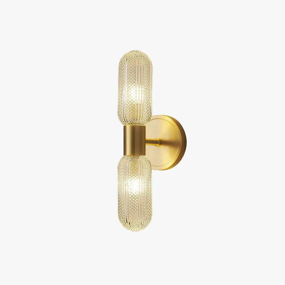 Gold Up and Down Bedroom Wall Lights - Clowas