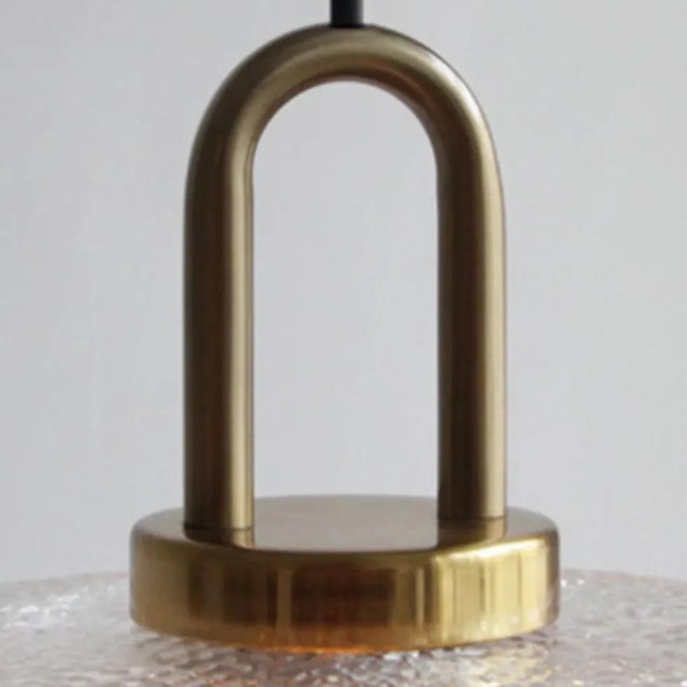 Irregular Shaped Clear Glass Vintage Pendant Light - Clowas