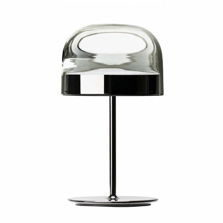 Domed Shade Metallic Gloss Minimalist Table Lamp - Clowas