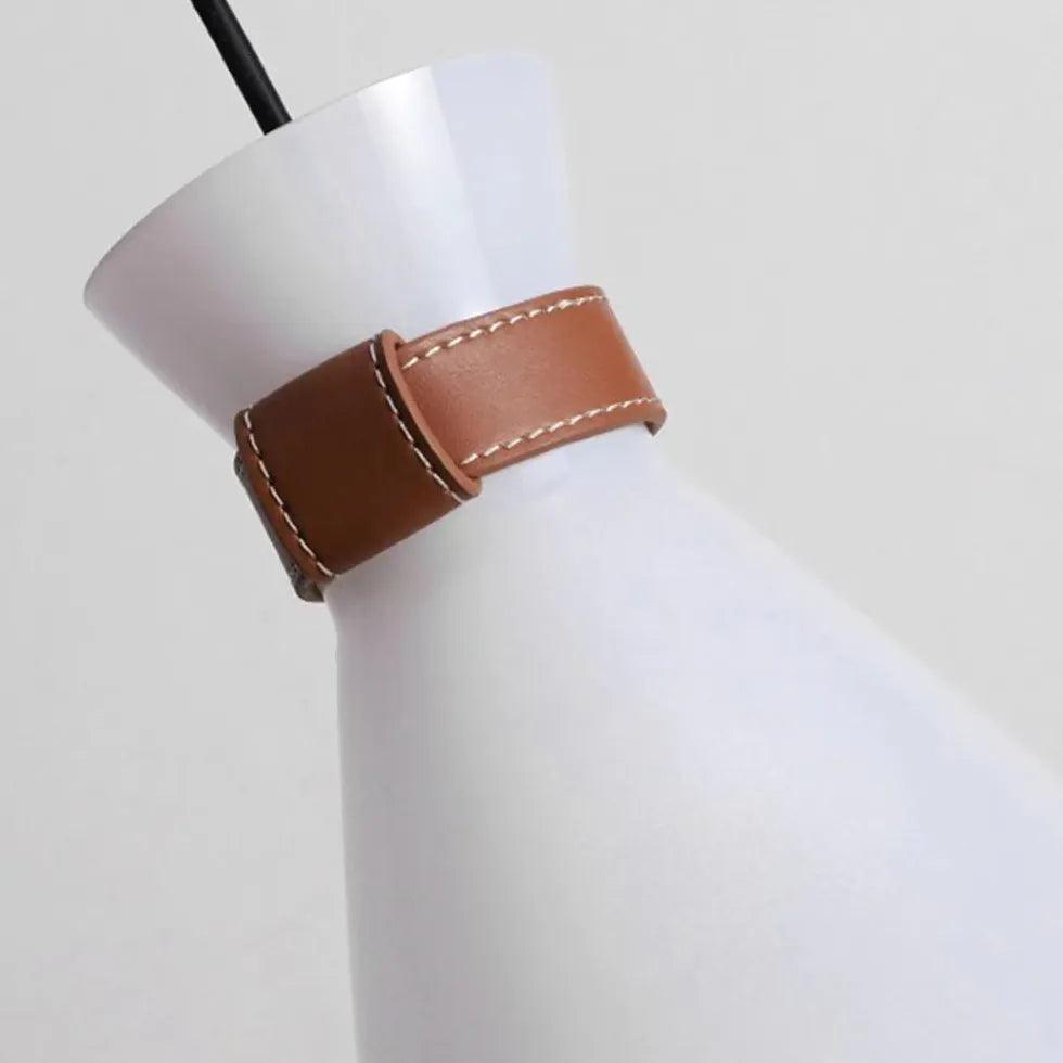 White Teardrop Shaped Glass LED Pendant Light - Clowas