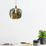 Colored Vintage Spherical Glass Pendant Light - Clowas
