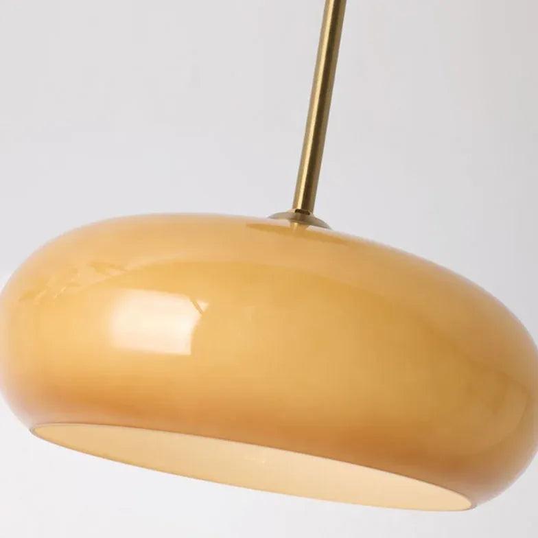 Orange Vintage Glass LED Ceiling Light - Clowas