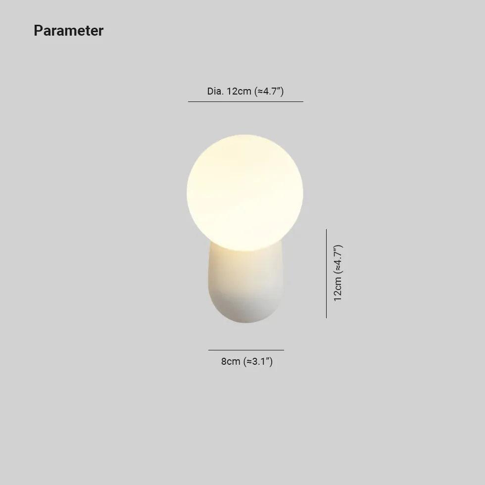 Cantilever Resin Plug in Wall Lights - Clowas