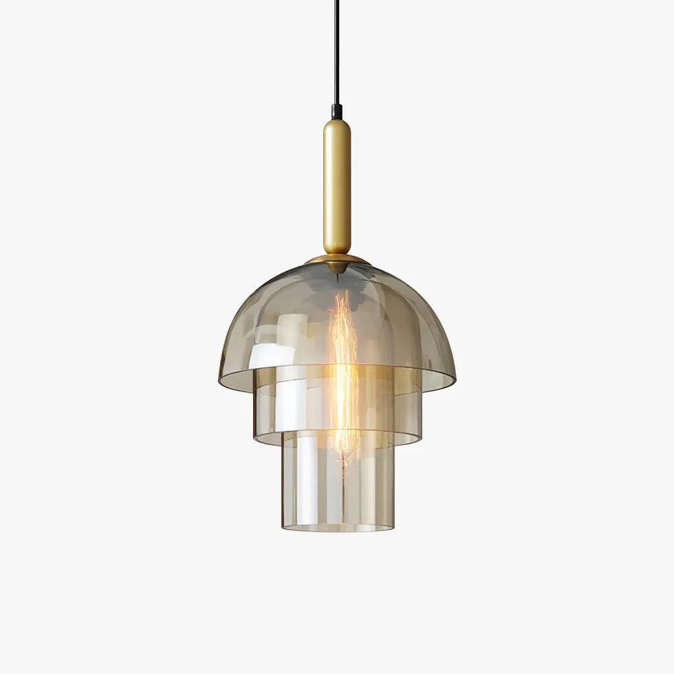 Double Glass Shade Modern Pendant Light - Clowas