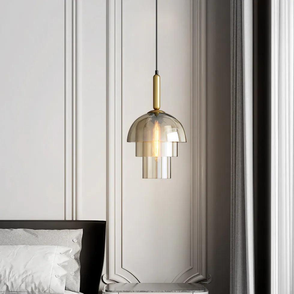 Double Glass Shade Modern Pendant Light - Clowas