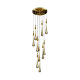 Dripping Gold Crystal Elegant Chandelier - Clowas