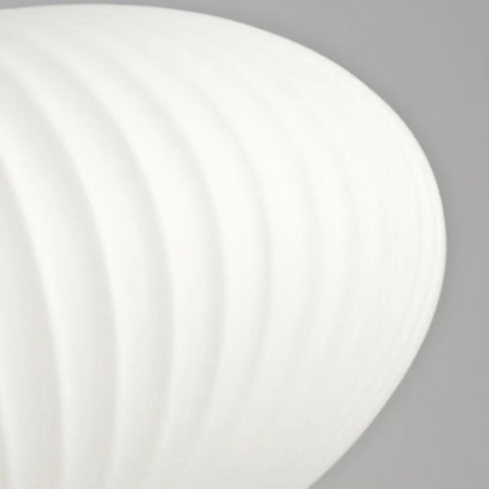 White Glass LED for Bedroom Pendant Light - Clowas