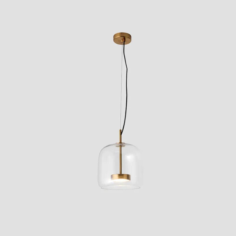Disc-Shaped Dining Modern Glass Pendant Light - Clowas