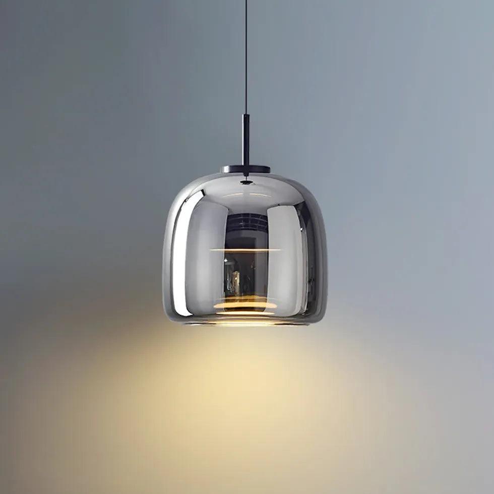 Disc-Shaped Dining Modern Glass Pendant Light - Clowas