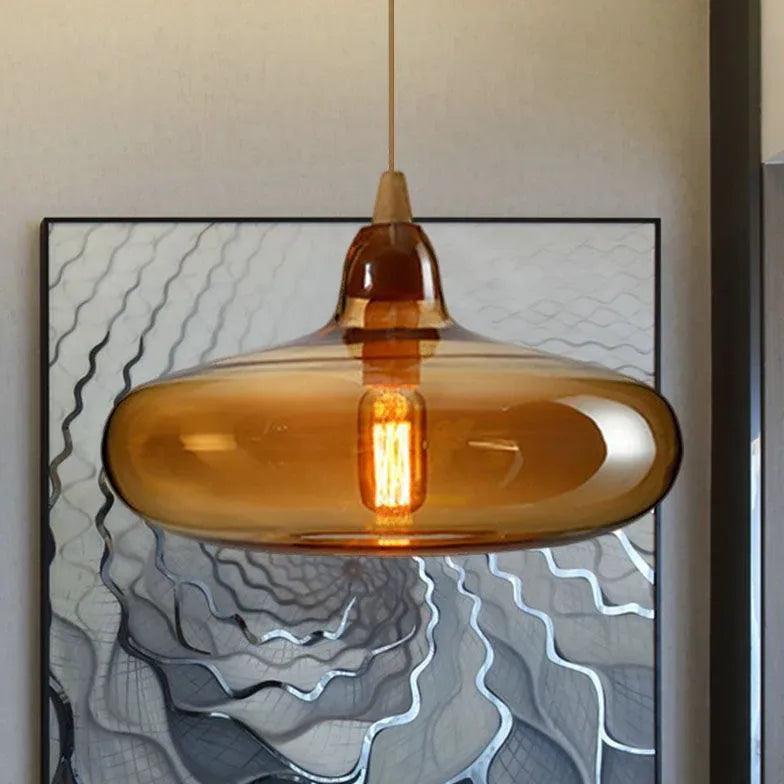 Matte Frosted White Glass Minimalist Pendant Light - Clowas