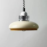 Amber Glass Adjustable Length Vintage Pendant Light - Clowas