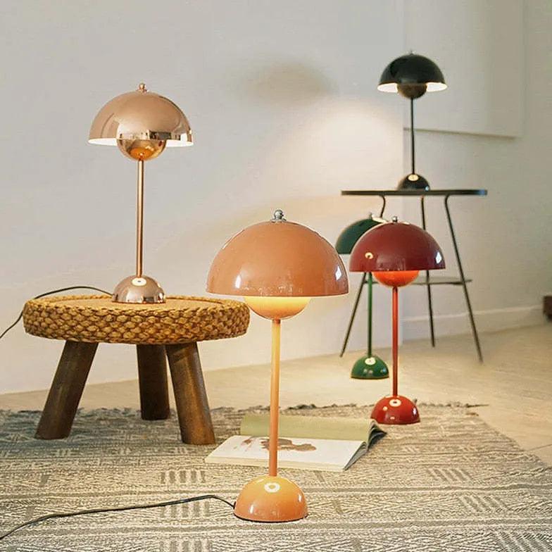 Half-Dome Colorful Slim Table Lamp - Clowas