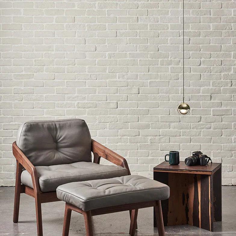 Orb Pendant Light Fixture with Minimalist Gold Design