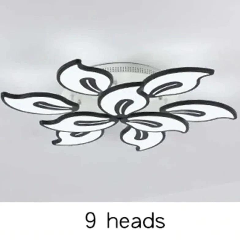 Petal-Shaped Modern Living Room Ceiling Light - Clowas