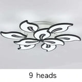 Petal-Shaped Modern Living Room Ceiling Light - Clowas