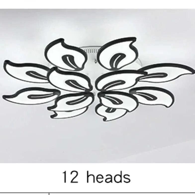Petal-Shaped Modern Living Room Ceiling Light - Clowas
