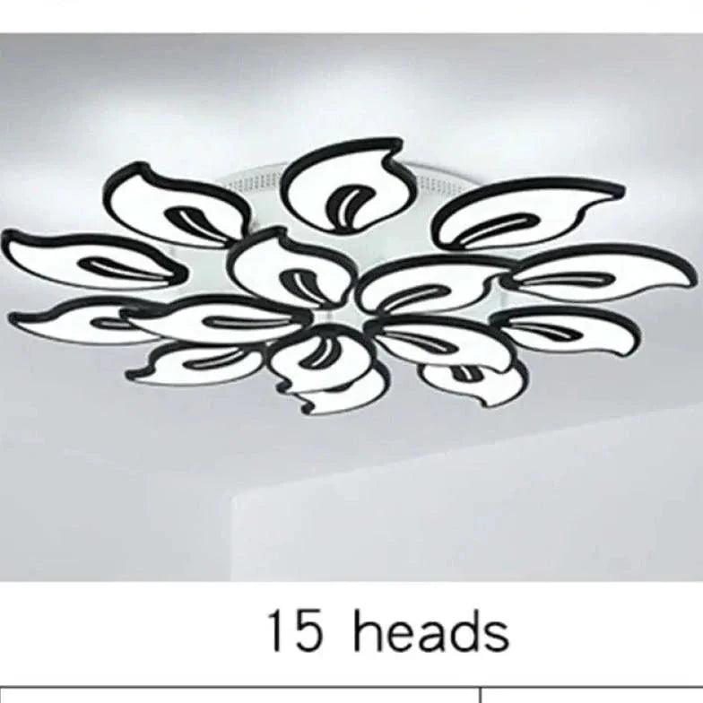 Petal-Shaped Modern Living Room Ceiling Light - Clowas
