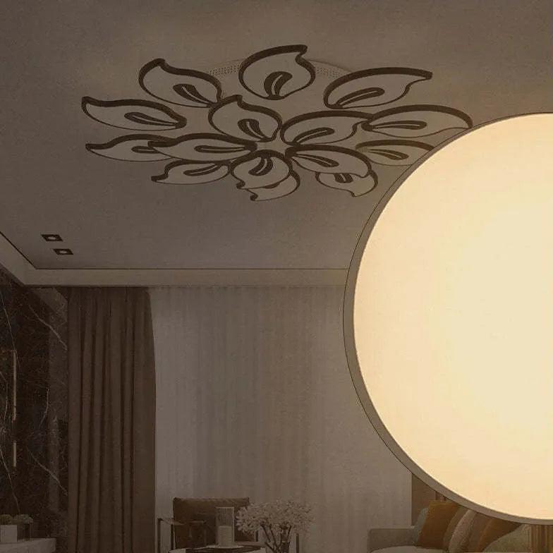 Petal-Shaped Modern Living Room Ceiling Light - Clowas