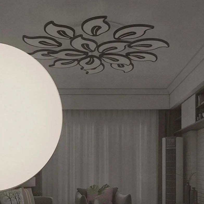 Petal-Shaped Modern Living Room Ceiling Light - Clowas