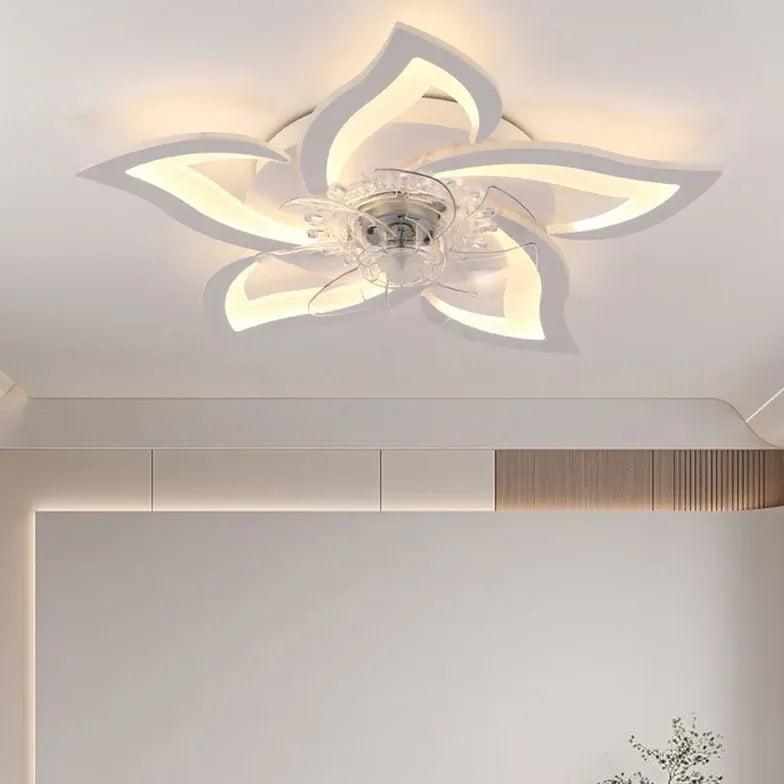 Petal Shape LED White Fan Light - Clowas