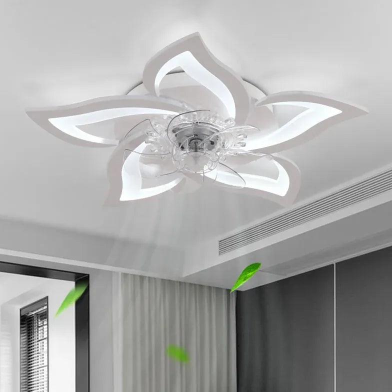 Petal Shape LED White Fan Light - Clowas