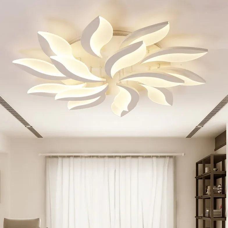 Floral Shape Modern Living Room Pendant Light - Clowas