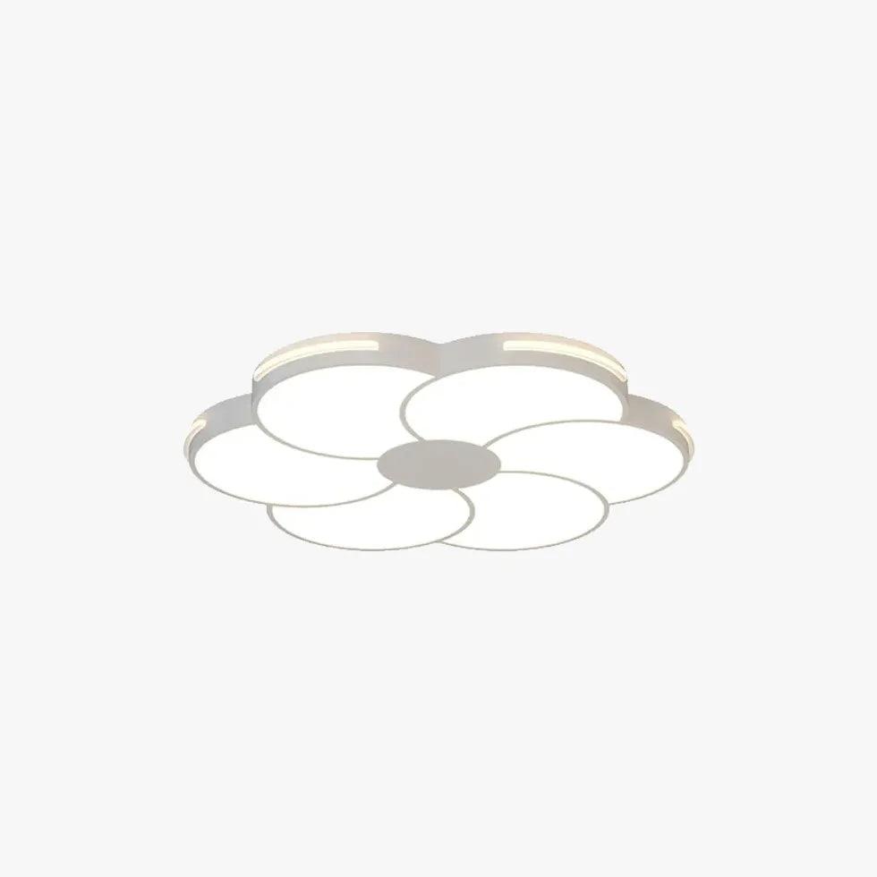 Flower-Shaped White LED Pendant Light - Clowas