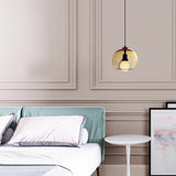 Smoked Glass Pendant Light Nordic Design for Dining Room