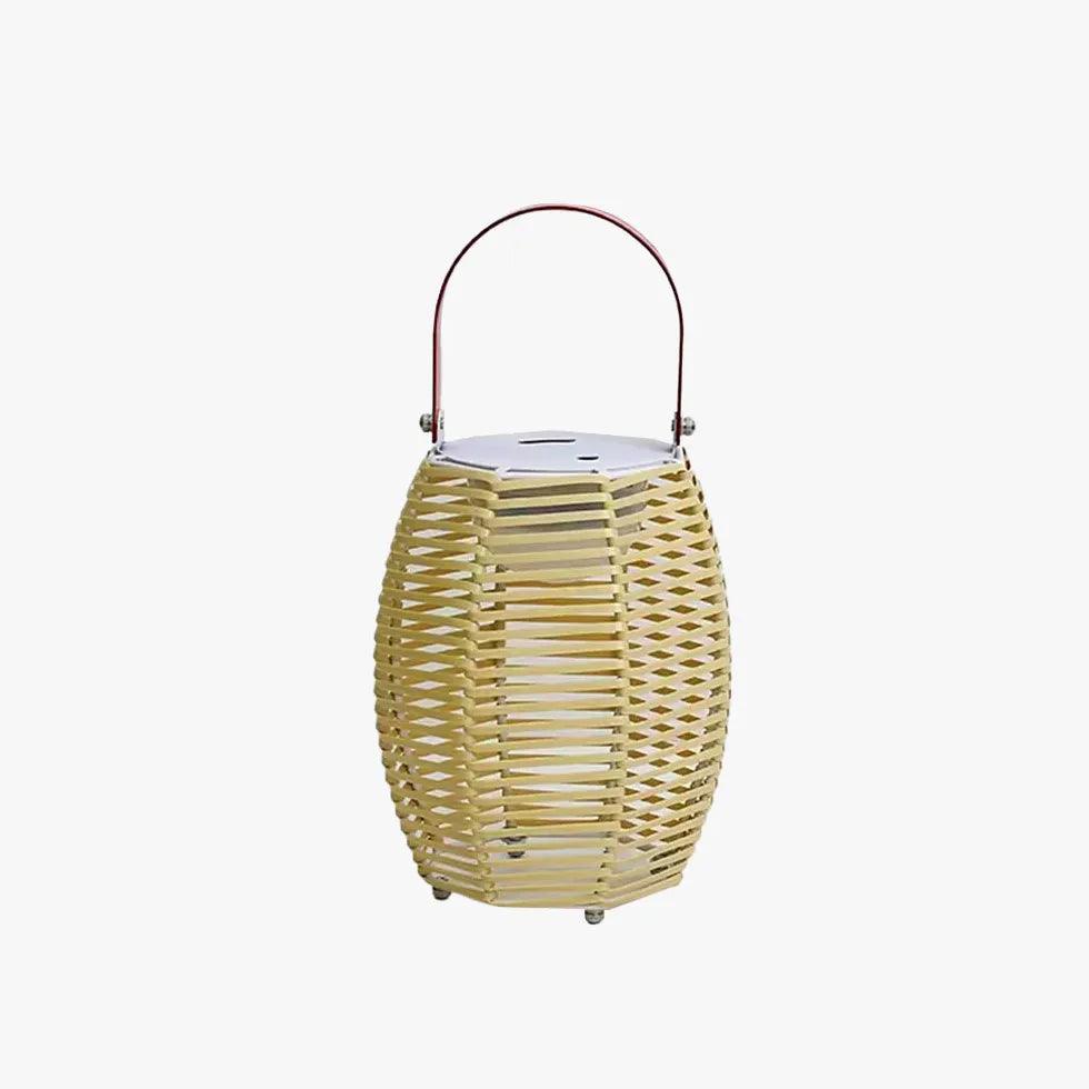 Handle Rattan Lantern Outdoor Floor lamps - Clowas