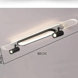 Adjustable Black LED Entryway Ceiling Light - Clowas