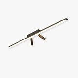 Linear Black LED Living Room Ceiling Light - Clowas