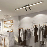 Linear Black LED Living Room Ceiling Light - Clowas