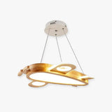 Hanging Aircraft Bedroom Wooden Pendant Light - Clowas