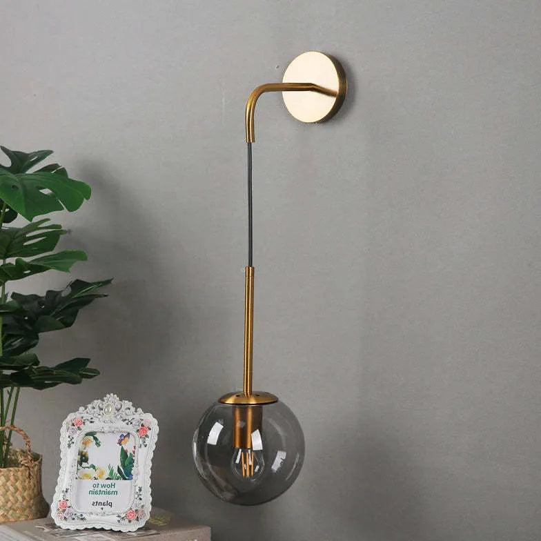 Bubble Glass Wall Light for Modern Bedside