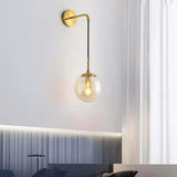 Bubble Glass Wall Light for Modern Bedside