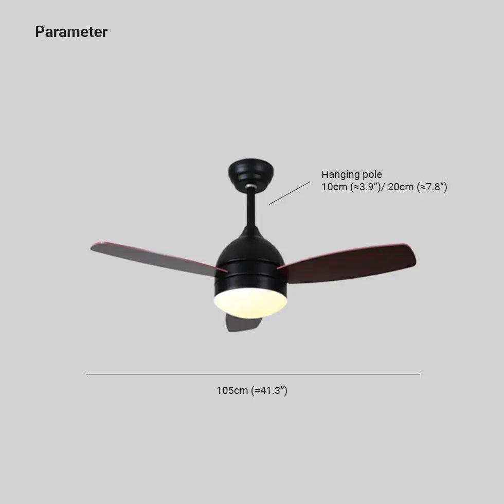 Dimmable Modern Dining Room Ceiling Fan Light - Clowas