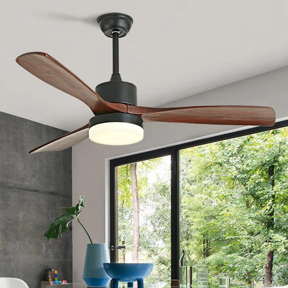 Black Modern for Study Room Fan Light - Clowas