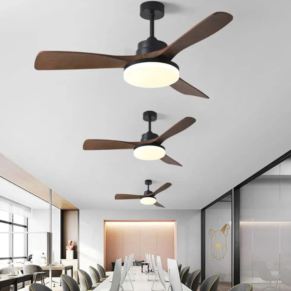 Black Wood for Dining Room Fan Light - Clowas