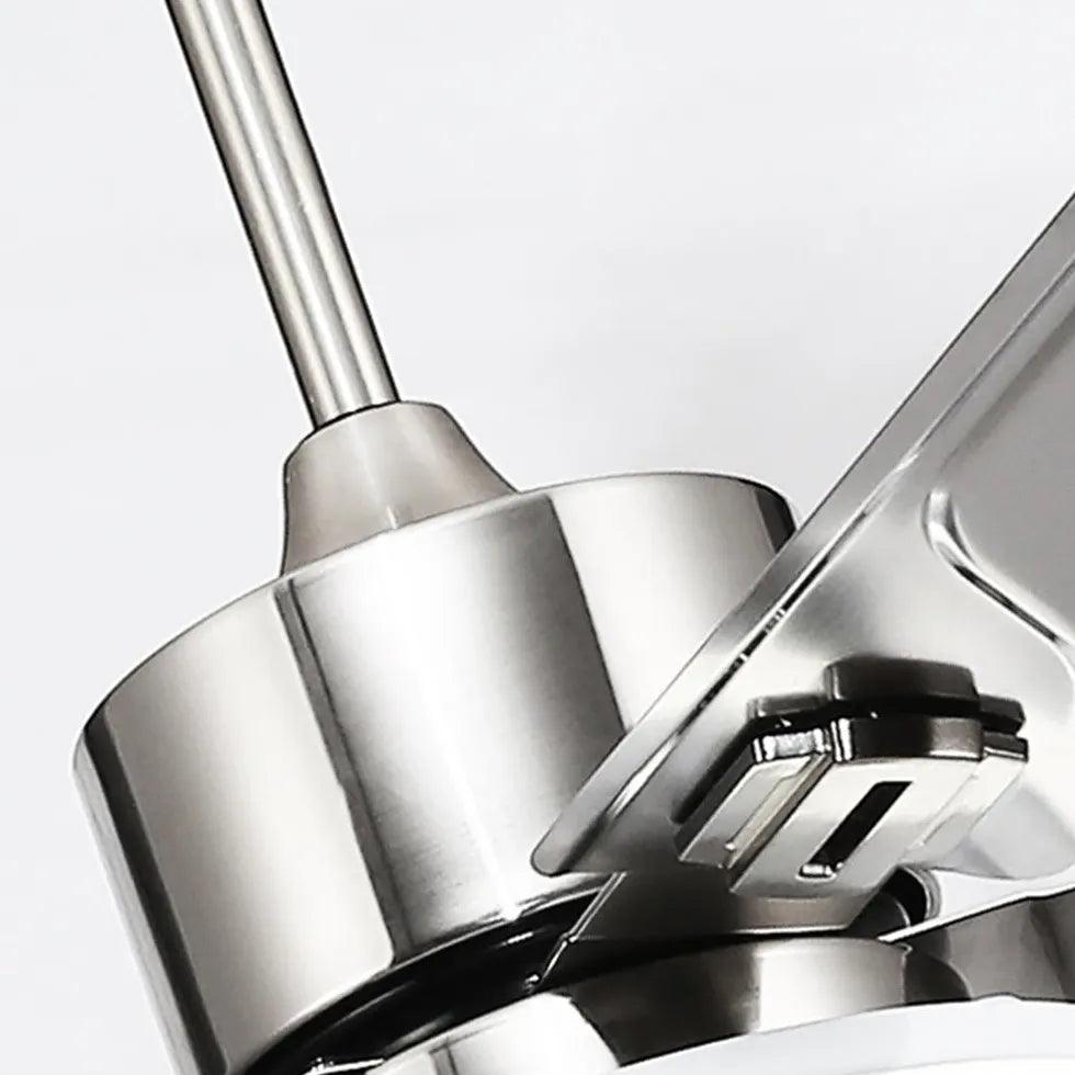 Silver Industrial for Living Room Fan Light - Clowas