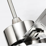 Silver Industrial for Living Room Fan Light - Clowas