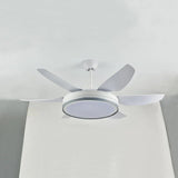 Black Metal Modern Minimalist Fan Light - Clowas