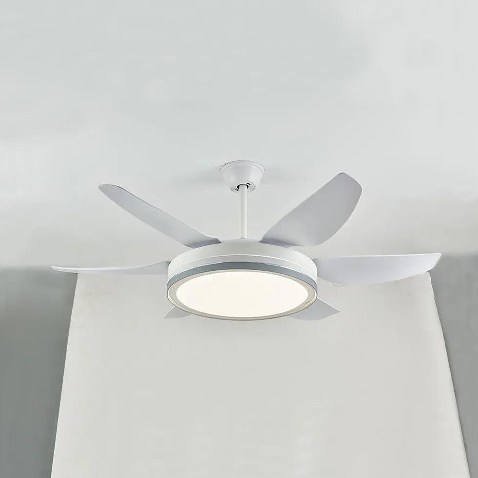 Black Metal Modern Minimalist Fan Light - Clowas