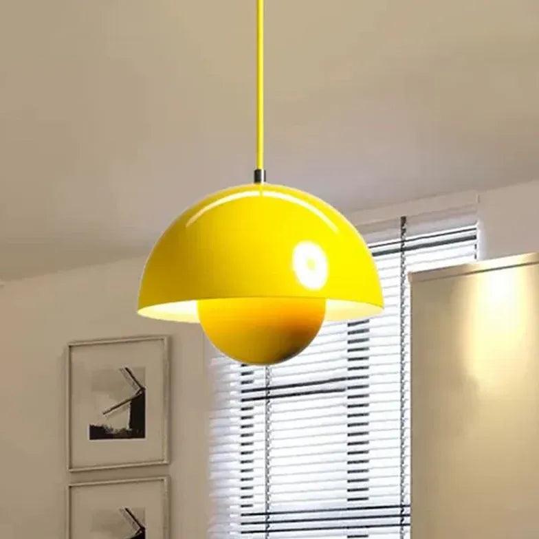 Hemispherical Art Modern Dining Room Pendant Light - Clowas