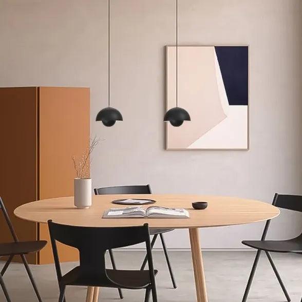 Hemispherical Art Modern Dining Room Pendant Light - Clowas