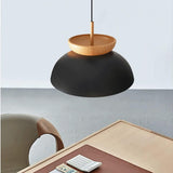 Black And Wood Pendant Light for Dining Room