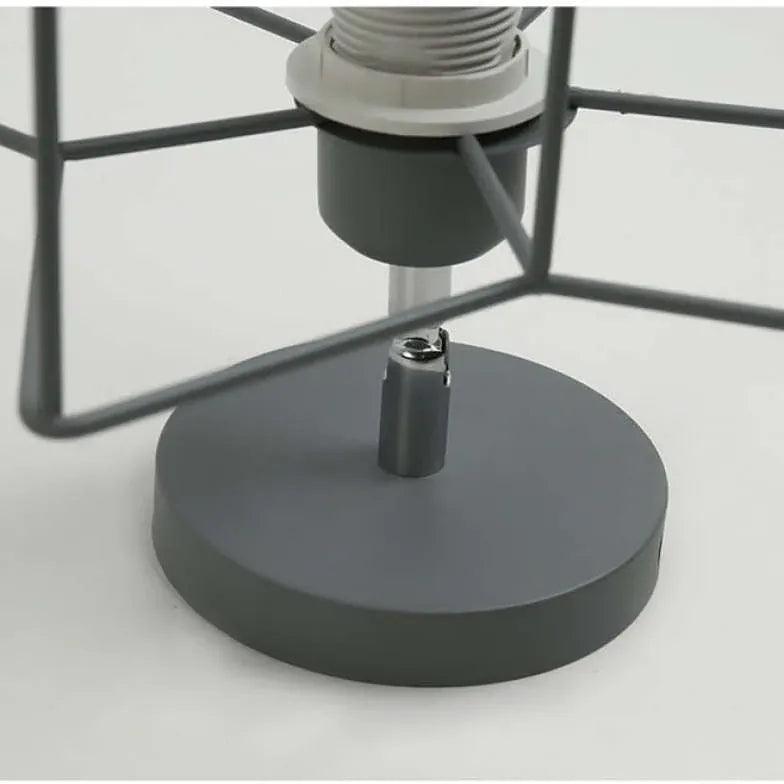 Geometric Metal Frame Black Modern Ceiling Light - Clowas