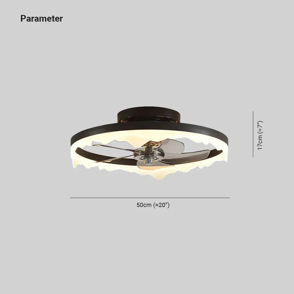 Irregular Edge Design Circular Ceiling Light - Clowas